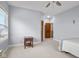 Spacious bedroom with two windows and neutral walls at 5895 W 265 N, Columbus, IN 47201
