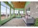 Four seasons room with multiple windows providing an amazing view at 5895 W 265 N, Columbus, IN 47201