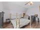 Bedroom featuring a bed, a desk, and a lounge chair at 6428 Bluff Crest Ct, Indianapolis, IN 46217