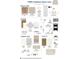Home specifications for Woodson A w/ Finished Basement, including kitchen, bathrooms, and other features at 19840 Chatham Shore Ln, Westfield, IN 46074