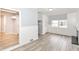 Finished basement featuring new flooring, fireplace and neutral color palette at 3095 W 69Th St, Indianapolis, IN 46268