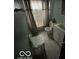 A bathroom with a shower and vanity at 3728 Orchard Ave, Indianapolis, IN 46218