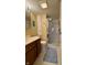 Well-maintained bathroom with a shower and vanity at 3965 N Meridian St # 7D, Indianapolis, IN 46208