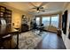 Inviting music room with natural light, keyboard and comfortable seating at 3965 N Meridian St # 7D, Indianapolis, IN 46208