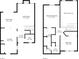 A floor plan showcases the layout and dimensions of each room in the home at 7459 Quincy Ct, Indianapolis, IN 46254