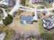 Overhead view of a beautiful home showing its spacious yard, deck and lovely neighborhood at 12878 Mayfair Ln, Carmel, IN 46032