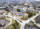 A beautiful aerial view of the neighborhood and surrounding homes at 12878 Mayfair Ln, Carmel, IN 46032