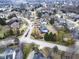Birds eye view showcases the neighborhood, homes, and surrounding landscape at 12878 Mayfair Ln, Carmel, IN 46032