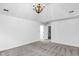 Bedroom space featuring carpets, neutral walls, chandelier and en suite bathroom at 12878 Mayfair Ln, Carmel, IN 46032