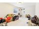 An empty basement with an open floorplan and a window with a view of the yard at 14402 Wolverton Way, Fishers, IN 46037