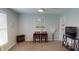 Office area with desk, chairs and window, ideal for working from home at 2129 Heather Rd, Anderson, IN 46012