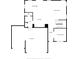 Layout of the main level, including kitchen, living room, dining area, and garage at 2627 Chalbury Dr, Plainfield, IN 46168