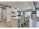 Modern kitchen featuring an island, granite countertops, and an open layout at 2627 Chalbury Dr, Plainfield, IN 46168