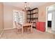 Eat-in dining room with table for four, open to the kitchen and ample room at 3533 N Grant Ave, Indianapolis, IN 46218