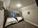 Bright bedroom with a bunk bed featuring two twin beds at 498 Johnson Ave, Franklin, IN 46131