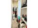 Walk-in closet with shelving for organization at 929 W Roache St, Indianapolis, IN 46208