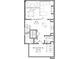 Detailed fourth-floor plan featuring deck, bar, mechanical deck and powder room layout at 124 1St. Se Ave, Carmel, IN 46032