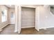 Spacious closet with multiple storage shelves and double doors at 1305 W 23Rd St, Indianapolis, IN 46208