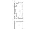 Layout blueprint reveals the kitchen, living, dining, mud room, half bath, and garage locations on the first floor at 1305 W 23Rd St, Indianapolis, IN 46208