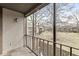 Balcony view overlooking a green lawn, perfect for relaxing and enjoying the outdoors at 2207 Rome Dr # B, Indianapolis, IN 46228