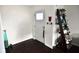Inviting foyer features modern decor and wood-look flooring, setting a welcoming tone at 2847 Merts Dr, Indianapolis, IN 46237