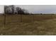 Open pasture with fence lines at 3060 N Alaska Rd, Cloverdale, IN 46120