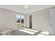 Neutral bedroom with closet, exterior views, and modern lighting at 4248 Stone Lake Dr, Zionsville, IN 46077