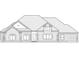 Charming single-story brick home featuring a symmetrical façade and well-manicured landscaping at 4248 Stone Lake Dr, Zionsville, IN 46077