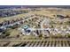 Beautiful aerial view of neighborhood including water features, golf course and mature landscaping at 4431 Hickory Stick Row, Greenwood, IN 46143