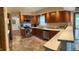 Spacious kitchen with stainless steel appliances, including a microwave and gas range at 530 Lansdowne Rd, Indianapolis, IN 46234
