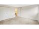 Bedroom featuring a closet and view of a bathroom through the doorway at 5549 Hollister Dr, Indianapolis, IN 46224