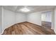 Basement room featuring updated flooring, and paneled walls at 6608 Rushing, Noblesville, IN 46062