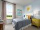 Playful bedroom with cheerful decorations, a cozy bed, and bright, sunny accents at 746 Astor Dr, Carmel, IN 46032