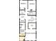 An open concept floorplan showing the second level featuring bedrooms, bathrooms, a loft, and walk in closet at 754 Astor Ln, Carmel, IN 46032