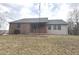 Charming single Gathering home with a covered front porch and an American flag at 7811 W 700 S, Jamestown, IN 46147