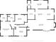 Detailed floor plan showcasing layout of rooms including living room, kitchen, and bedrooms at 1001 N 750 W, Bargersville, IN 46106