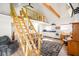 Open-concept living space with a staircase leading to a loft, blending modern design at 1001 N 750 W, Bargersville, IN 46106