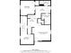 Detailed floor plan showcasing the layout of the home including the recreation room, laundry, and bedroom at 118 S 11Th Ave, Beech Grove, IN 46107