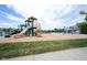 Community playground with slides and swings for recreation at 12964 Walbeck Dr, Fishers, IN 46037