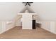 Finished attic space includes wood floors, neutral walls, and a convenient kitchenette at 2110 N Talbott St, Indianapolis, IN 46202