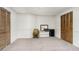 Clean basement with carpet flooring, neutral walls, and closet storage, ideal for extra living space at 21360 Oakview Dr, Noblesville, IN 46062
