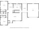 Open-concept first floor featuring a kitchen, living room, dining room, bedrooms, and garage access at 3233 E 48Th St, Indianapolis, IN 46205