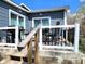 Enclosed outdoor patio with patio table and chairs at 422 Johnson Ave, Franklin, IN 46131