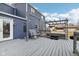 Spacious deck featuring a swing, hot tub, and outdoor seating area at 455 Meadowview Ln, Greenwood, IN 46142