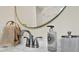 Close-up of a bathroom sink with stylish fixtures at 502 Ironwood Dr, Carmel, IN 46033