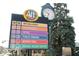 Arts & Design District sign displaying art galleries, restaurants, retail, parking, and design center at 502 Ironwood Dr, Carmel, IN 46033