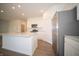 Beautiful kitchen with stainless steel appliances, large island, and white cabinetry at 5145 Cartland Dr, Indianapolis, IN 46239