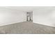 Empty living room featuring neutral carpet, white walls, and recessed lighting at 5421 Landing Place Ln, Noblesville, IN 46062