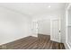 Bright office space with wood floors, white walls, and glass French doors at 5421 Landing Place Ln, Noblesville, IN 46062