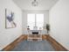 Bright home office with a modern desk, decor, and natural light, creating an inviting workspace at 7188 Covington St, Lebanon, IN 46052